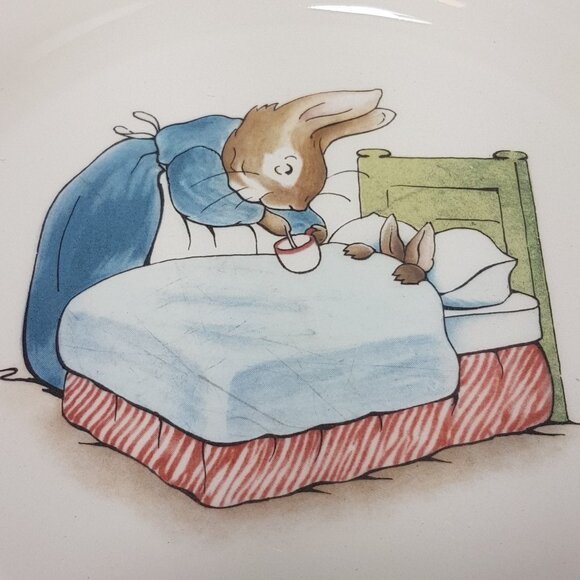 Wedgewood Beatrix Potter 3 piece Childrens Dinnerware Set & 2 Peter Rabbit DVDs - Picture 14 of 16